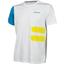 Babolat Mens Performance Crew Neck Tee - White/Mosaic Blue - thumbnail image 2