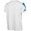 Babolat Mens Performance Crew Neck Tee - White/Mosaic Blue - thumbnail image 3