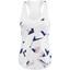 Babolat Womens Compete Tank Top - White/Estate Blue - thumbnail image 1