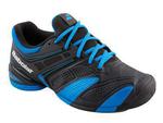 Babolat Boys V-Pro 2 Junior Tennis Shoes - Grey/Blue - thumbnail image 1