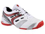 Babolat Mens V-Pro Clay Tennis Shoes - White/Red - thumbnail image 1