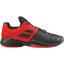 Babolat Mens Propulse Fury Tennis Shoes - Black/Tomato Red