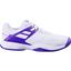 Babolat Mens Pulsion All Court Wimbledon Tennis Shoes - White/Purple - thumbnail image 1