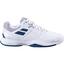 Babolat Mens Pulsion Tennis Shoes - White/Estate Blue - thumbnail image 1