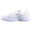 Babolat Mens Jet Mach 3 Wimbledon Grass Court Tennis Shoes - White/Silver - thumbnail image 4