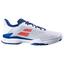 Babolat Mens Jet Tere Tennis Shoes - White/Estate Blue - thumbnail image 1