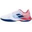 Babolat Mens Jet Mach III Wide Tennis Shoes - White/Estate Blue - thumbnail image 4