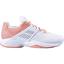 Babolat Womens Propulse Fury Tennis Shoes - White/Coral - thumbnail image 1