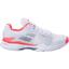 Babolat Womens Jet Mach II Tennis Shoes - White/Fluo Pink - thumbnail image 1