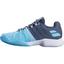 Babolat Womens Propulse Blast Tennis Shoes - Grey/Blue Radiance - thumbnail image 2