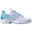 Babolat Womens Propulse Fury Tennis Shoes - White/MintGreen - thumbnail image 1