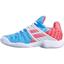 Babolat Womens Propulse Fury Tennis Shoes - Sky Blue/Pink - thumbnail image 2