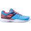 Babolat Womens Pulsion Clay Tennis Shoes - Sky Blue/Pink