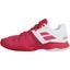 Babolat Womens Propulse Blast Tennis Shoes - White/Vivacious Red - thumbnail image 4