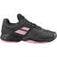 Babolat Womens Propulse Fury Tennis Shoes - Black/Geranium Pink