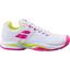 Babolat Womens Propulse Blast Tennis Shoes - White/Red Rose