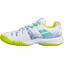 Babolat Womens Sensa Padel Tennis Shoes - White/Springbud - thumbnail image 3