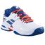 Babolat Kids Propulse Tennis Shoes - White/Estate Blue - thumbnail image 2