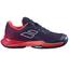 Babolat Kids Jet Mach 3 Tennis Shoes - Black/Poppy Red - thumbnail image 1