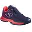 Babolat Kids Jet Mach 3 Tennis Shoes - Black/Poppy Red - thumbnail image 2