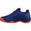 Babolat Kids Pulsion Velcro Tennis Shoes - Estate Blue/Orange - thumbnail image 2