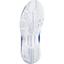Babolat Kids Pulsion Velcro Tennis Shoes - White/Dazzling Blue - thumbnail image 2
