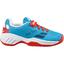 Babolat Kids Pulsion Velcro Tennis Shoes - Tomato Red/Blue Aster - thumbnail image 1