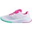 Babolat Kids Pulsion Velcro Tennis Shoes - White/Red Rose