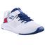 Babolat Kids Pulsion Velcro Tennis Shoes - White/Estate Blue - thumbnail image 2