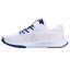 Babolat Kids Pulsion Velcro Tennis Shoes - White/Estate Blue - thumbnail image 3
