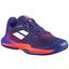 Babolat Kids Jet Mach 3 Tennis Shoes - Purple/Red - thumbnail image 2