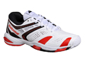 Babolat Boys V-Pro 2 Junior Tennis Shoes - White/Red - thumbnail image 1