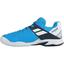 Babolat Kids Propulse Tennis Shoes - White/Blue Aster - thumbnail image 4