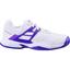 Babolat Kids Pulsion Wimbledon Tennis Shoes - White/Purple - thumbnail image 1