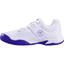 Babolat Kids Pulsion Wimbledon Tennis Shoes - White/Purple - thumbnail image 2