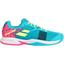 Babolat Kids Jet Tennis Shoes - Capri Breeze/Pink - thumbnail image 1
