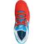 Babolat Kids Pulsion Clay Tennis Shoes - Tomato Red/Blue Aster - thumbnail image 2