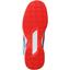 Babolat Kids Pulsion Clay Tennis Shoes - Tomato Red/Blue Aster - thumbnail image 3