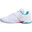 Babolat Kids Propulse Tennis Shoes - White/Diva Blue - thumbnail image 3