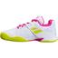Babolat Kids Propulse Tennis Shoes - White/Red Rose - thumbnail image 3