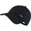 Nike Metal Swoosh Sportswear Cap - Black/Silver - thumbnail image 1