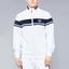 Sergio Tacchini Mens Damarindo Jacket - White/Navy - thumbnail image 1
