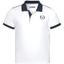 Sergio Tacchini Boys Club Tech Polo - White/Navy - thumbnail image 1