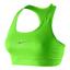 Nike Pro Victory Sports Bra - Lime/Grey - thumbnail image 1