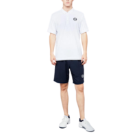 Sergio Tacchini Mens Chevron Polo - White/Navy