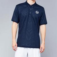 Sergio Tacchini Mens Chevron Polo - Navy/White