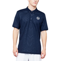 Sergio Tacchini Mens Chevron Polo - Navy/White