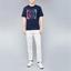 Sergio Tacchini Mens Fargo T-Shirt - Navy/Capanula/Pink Yarrow - thumbnail image 2