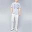 Sergio Tacchini Mens Fargo T-Shirt - Grey Melange/Dark Violet - thumbnail image 2