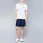 Sergio Tacchini Mens Reed 020 Polo - White/Vintage Red - thumbnail image 2